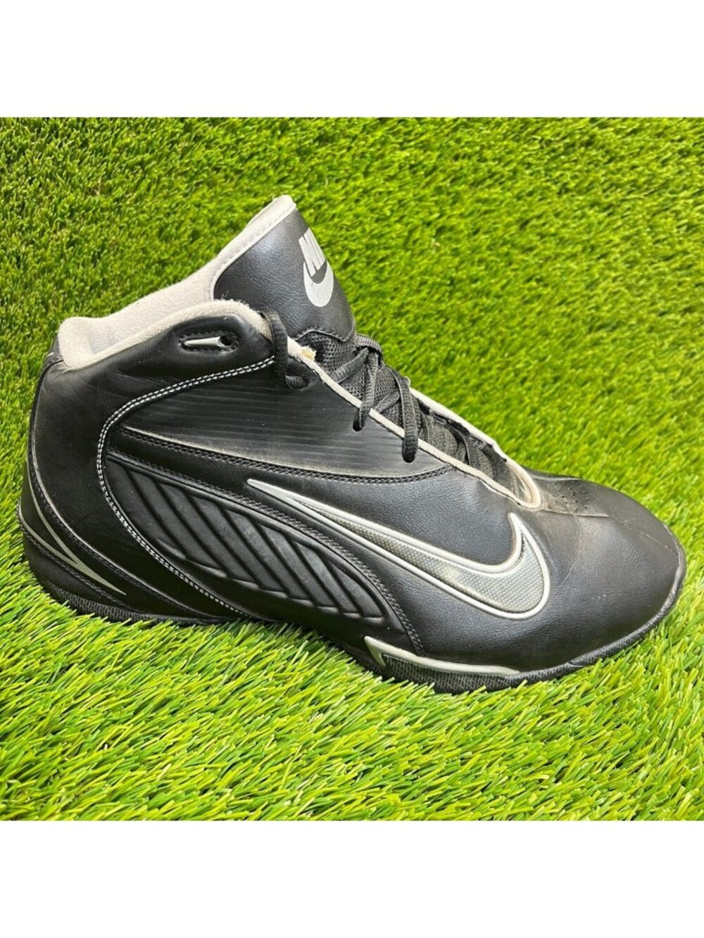 Nike‎ Air Flight Soarin Mens Size 11.5 Black Athletic Basketball Shoes Sneakers
